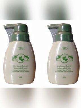 2 x KSTIMS Skin Care Ultra Coconut Goat Milk Whitening Body Lotion